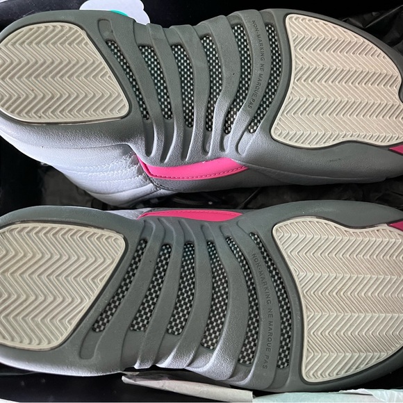 Nike Air Jordan 12 XII Retro Vivid Pink Grey - Picture 3 of 5
